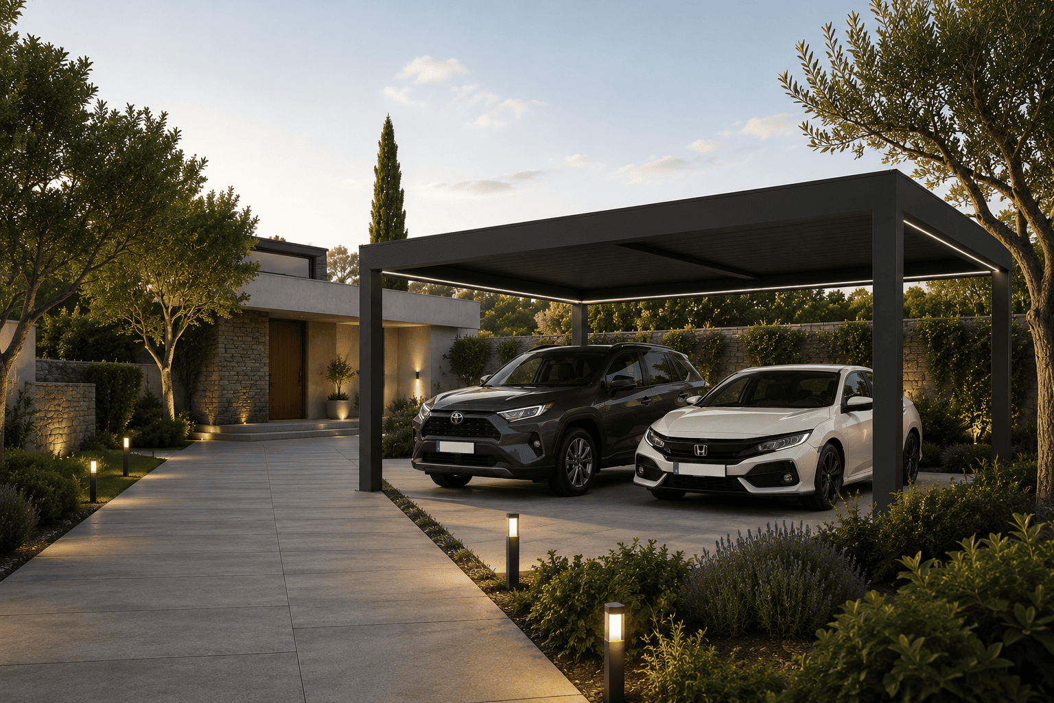 aura carport privato